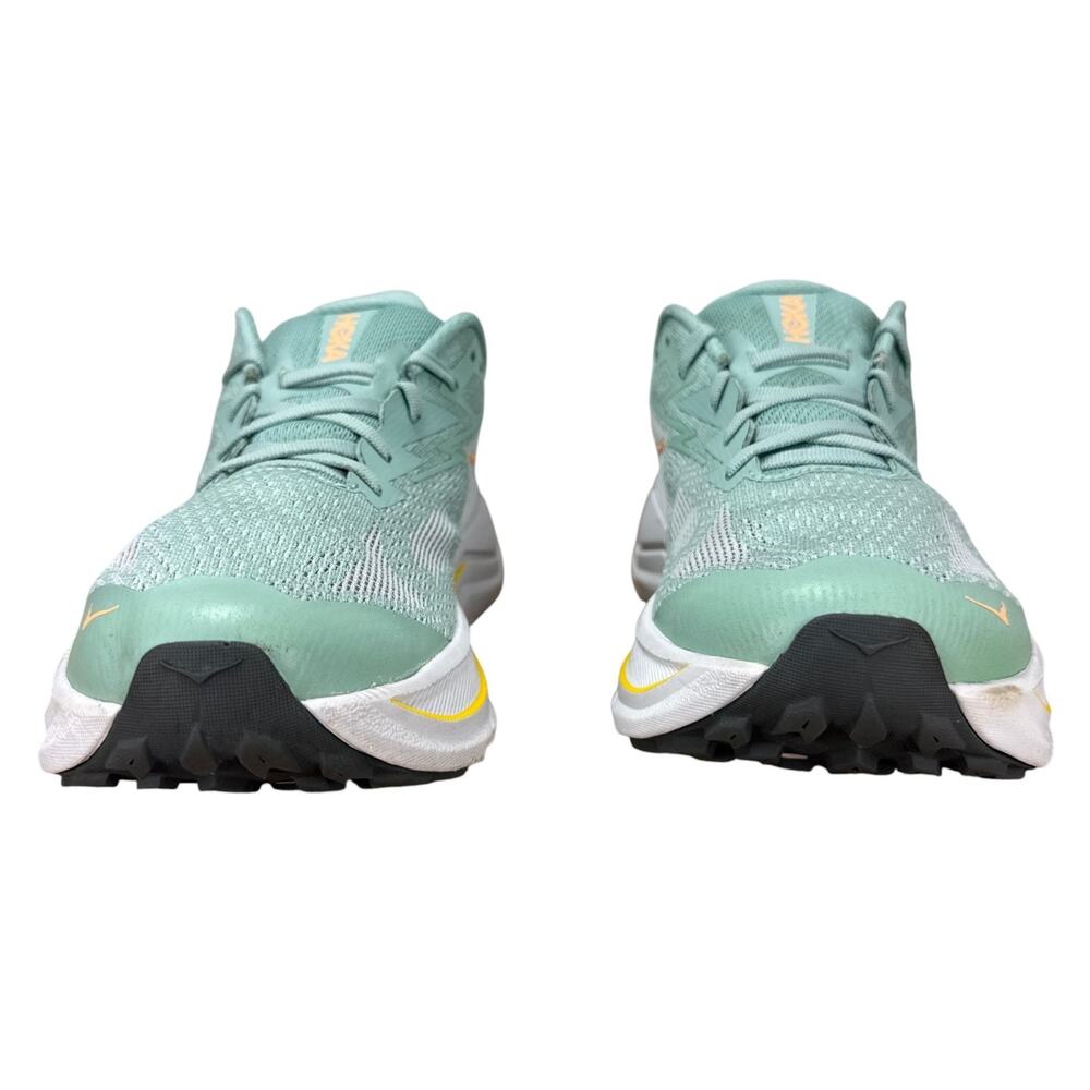 Hoka Challenger 8 Womens 10 B Trail Running Shoes Green Orange Athletic Sneakers - Picture 6 of 12